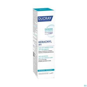 Ducray Keracnyl PP umirujuća krema protiv nepravilnosti 30 ml monis