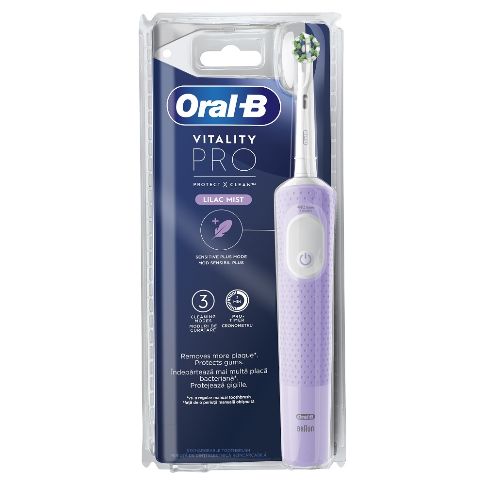 Oral-B Električna četkica Vitality PRO Lilac Mist • Apoteka Monis