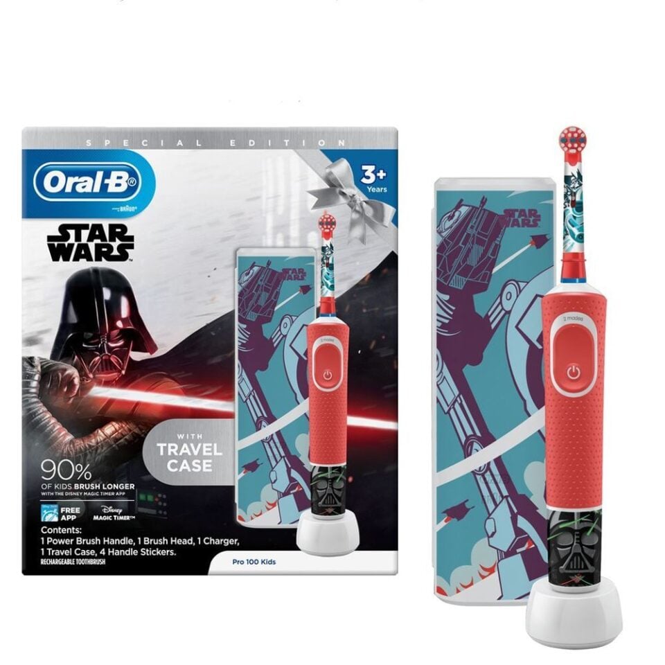 Oral-B Električna četkica Za Zube D100 Vitality Star Wars + Travel Case ...