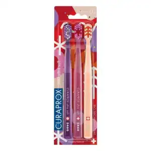Curaprox CS 5460 Limited edition četkica za zube Winter Edition a1x3 pink