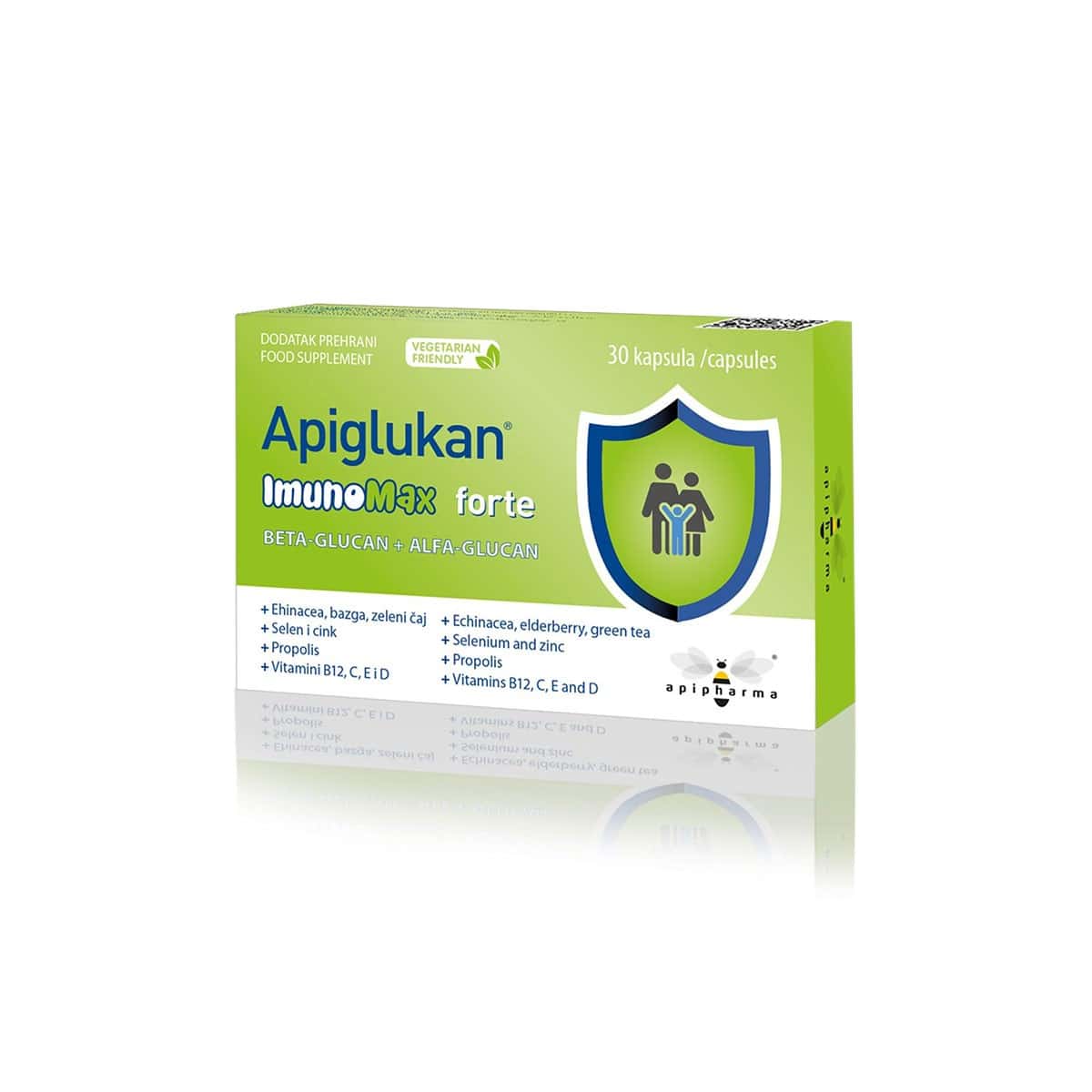 Apipharma Apiglukan® Imunomax Forte Kapsule A30 | Apoteka Monis