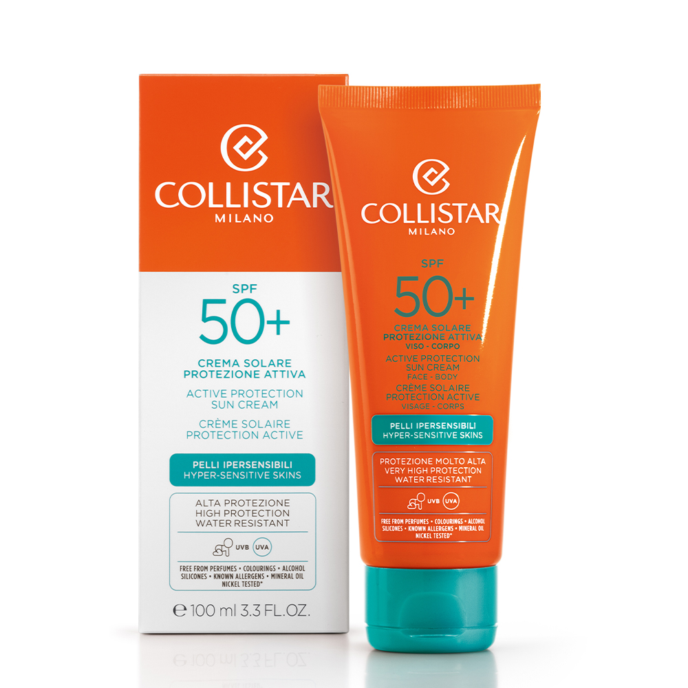 Collistar Sun Active Protection Sun Cream SPF 50+ 150 ml • Apoteka Monis