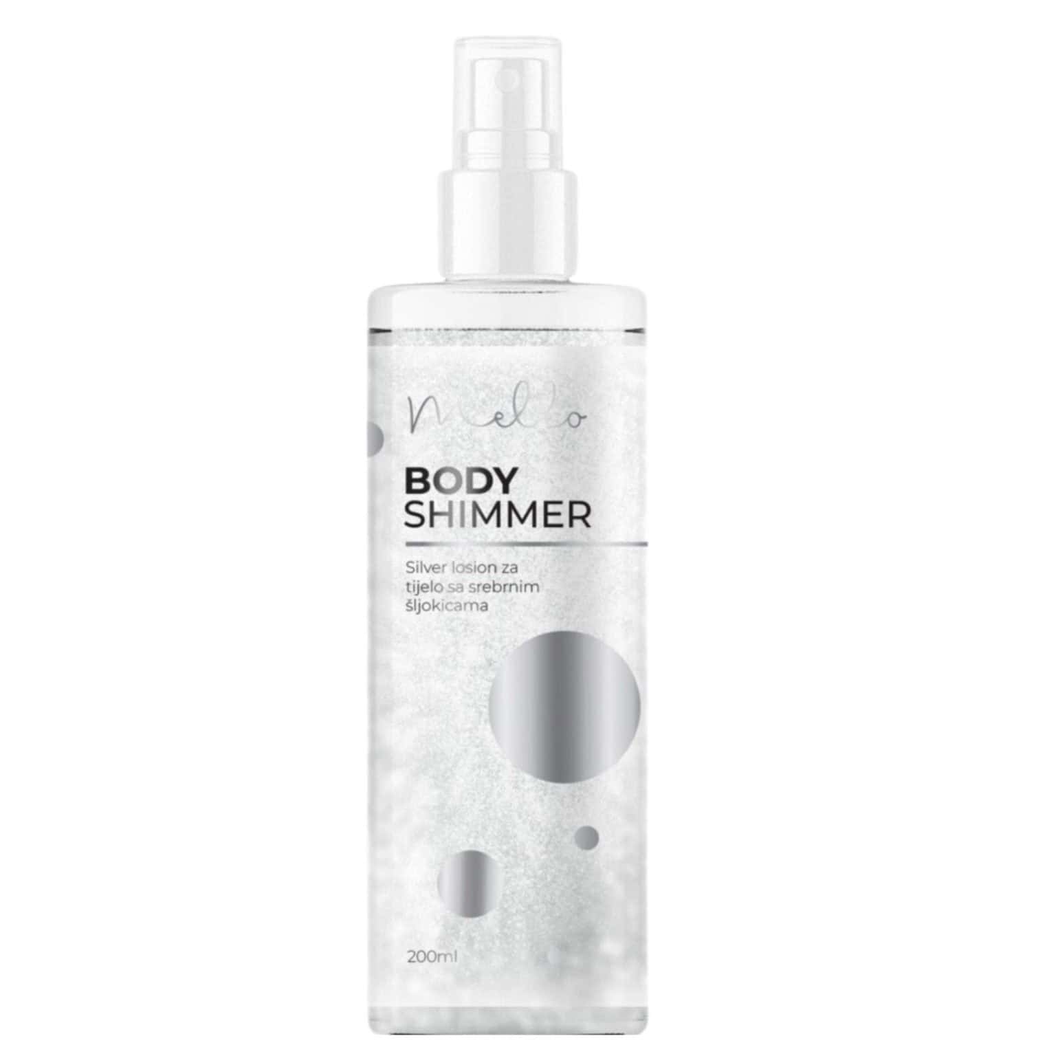 Mello Body Mello Body Shimmer Silver Losion Za Tijelo Sa Srebrnim šljokicama 200 ...