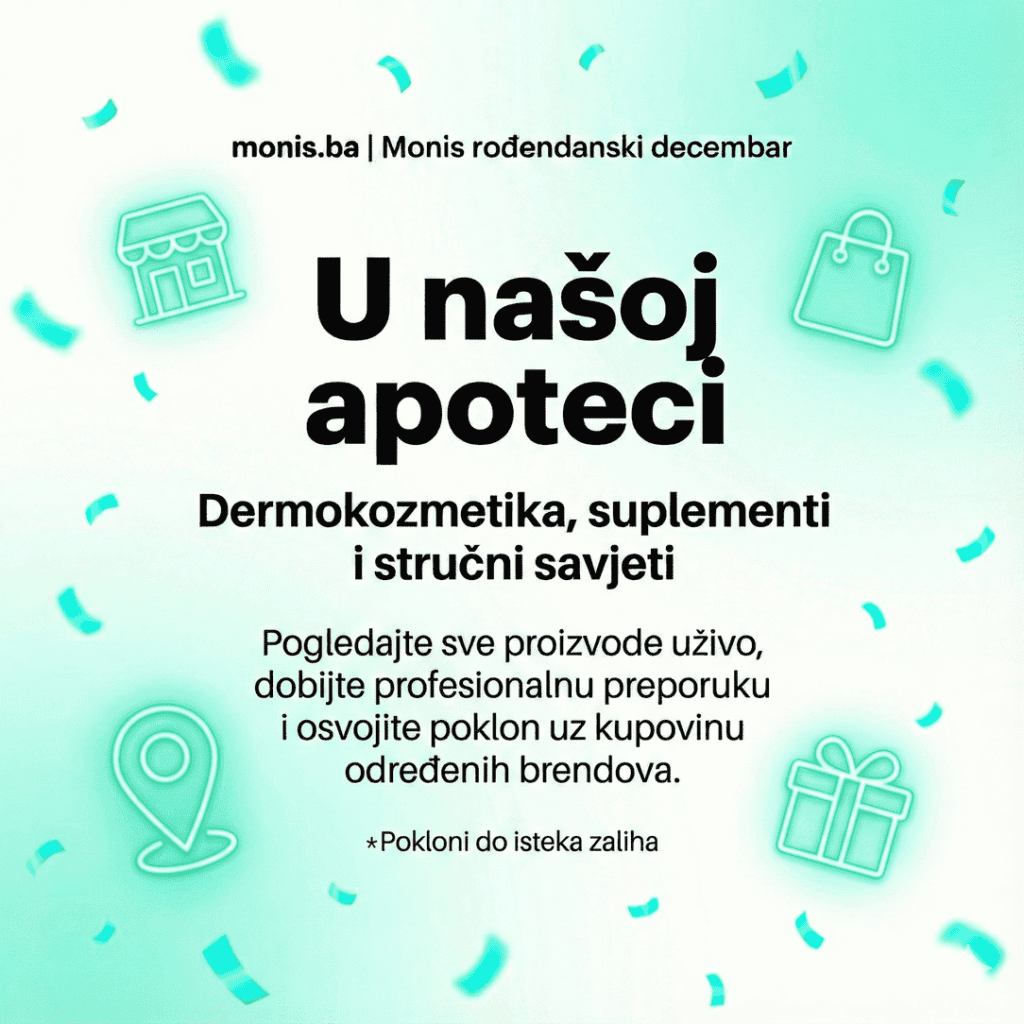 Rođendan Apoteke Monis akcije i pokloni.
