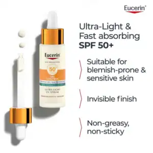 Eucerin Sun Oil Control Ultra Light UV Serum SPF50+ 30 ml monis