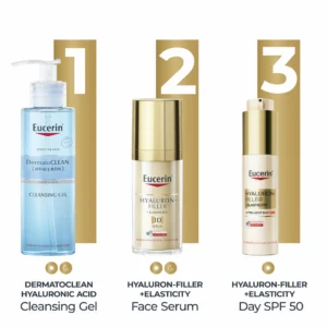 Eucerin Hyaluron-Filler + Elasticity Ultra light SPF 50 fluid 50 ml monis