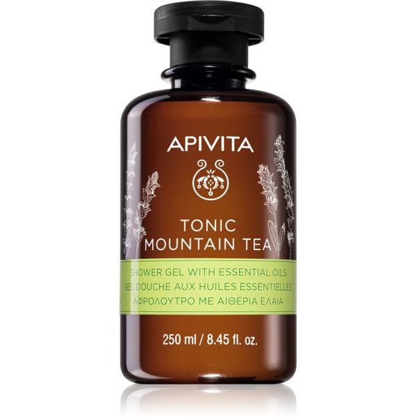 Apivita TONIC MOUNTAIN TEA gel za tuširanje s eteričnim uljima 250 ml