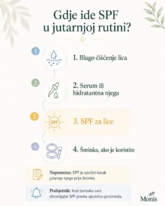Gdje ide SPF u jutarnjoj rituni. - Monis infografika.