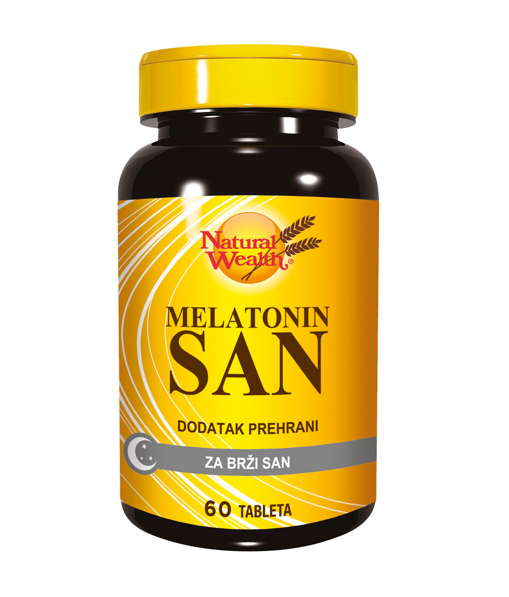 Natural Wealth Melatonin San 1 mg 60 tableta