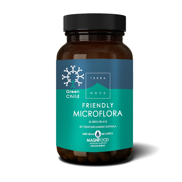 Terranova Green Child Friendly Mikroflora 50 kapsula