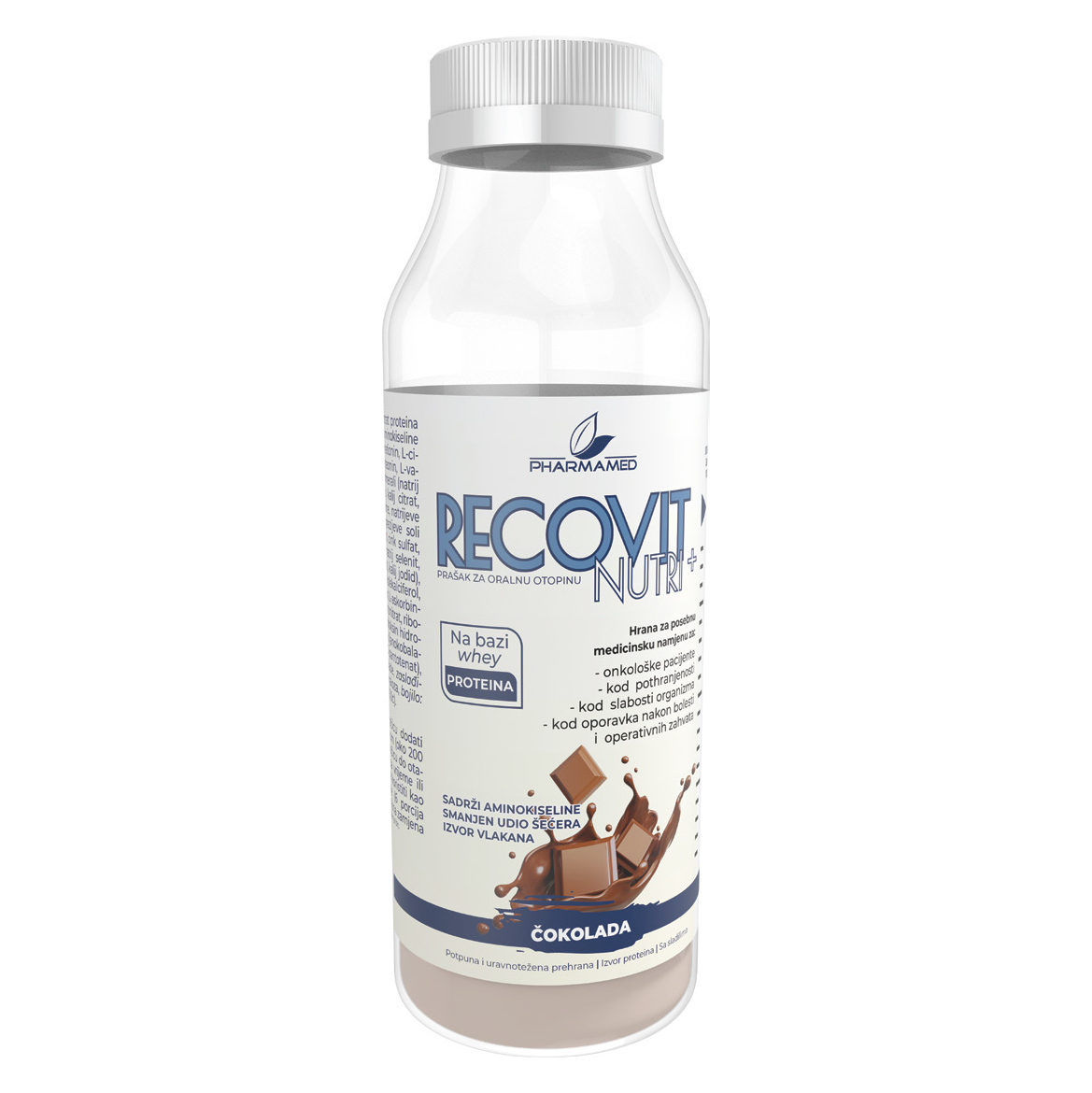 Pharmamed Recovit + Nutri prašak 65 g ČOKOLADA