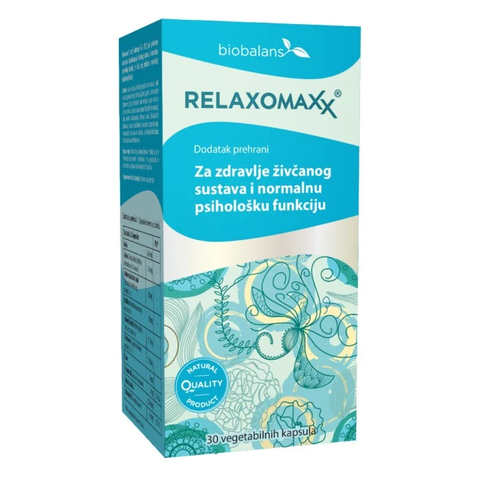 RelaxoMaxx kapsule za opuštanje, stres i podršku nervnom sistemu 30 kapsula