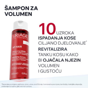 Uriage AP HAIR Šampon za volumen 200 ml 1