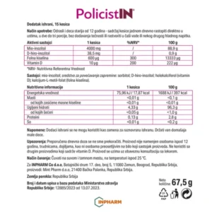 policistin 15 kesica monis