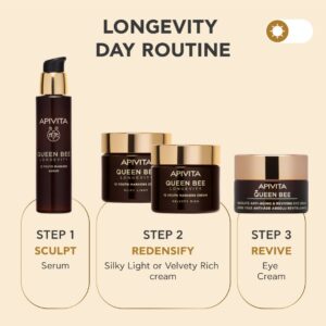 Apivita Queen Bee LONGEVITY 12 Youth Markers serum 30 ml